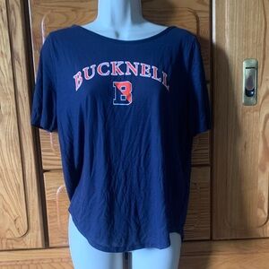 Bucknell Navy Blue T-Shirt under armour xs 411